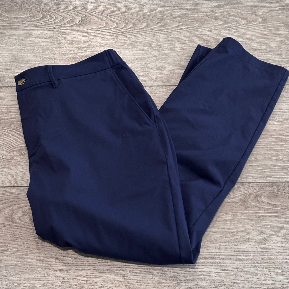 Public Rec All Day Every Day Pants Mens 36x30 Navy Blue Stretch Chino Preppy